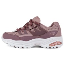 Skechers D'Lites Low Top Daddy Shoes Pink Women's 35