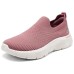 Skechers WOMEN'S GO WALK Breathable Lightweight Low-Top Casual Shoes Women's Pale Dogwood Pale Dogwood, 35