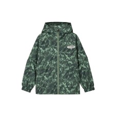 Skechers Grade School Windbreaker Jackets Garden green bottom stone pattern full print/03PR, 120