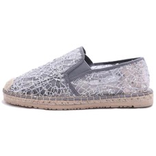 Espadrilles Women's Silver Gray 35