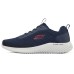 Skechers Bounder Cushioning Anti-Slip And Wear-Resistant Low-Top Casual Shoes Men's Marine Blue 41