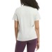 Women's Identity Cotton Big Logo T-Shirt Chalk Melange / Dusk Purple, L