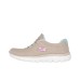 Skechers Summits Cushioning Wear-Resistant Low-Top Casual Shoes Women's Beige Blue Taupe/Multicolor, 37.5