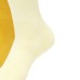 Skechers Mid Calf Socks Unisex 2 Pack 2 Pack (Transparent Yellow/Mango Yellow/Multicolor/044E), M