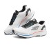 Skechers GO RUN Anti-Slip Wear-Resistant Low-Top Running Shoes Men's White Черно-белый, 41