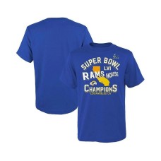 Футболка Fanatics Los Angeles Rams Super Bowl LVI Champions Синий, L
