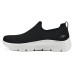Skechers Cushioned Slip-Resistant Low-Top Casual Shoes Women's Black White Черно-белый, 36