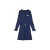 Skechers Long-Sleeved Dresses Women's Medieval Blue-007D, M