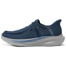 Skechers Slip Ins Anti-Slip Wear-Resistant Low-Top Casual Shoes Men's Navy Синий, 42