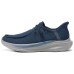 Skechers Slip Ins Anti-Slip Wear-Resistant Low-Top Casual Shoes Men's Navy Синий, 42