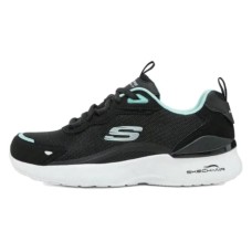 Skechers Durable Breathable Low-Top Running Shoes Women's Black Green Черно-зеленый, 36.5