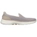 Skechers Go Walk 6 Cushioning Anti-Slip And Wear-Resistant Breathable Rebound Low-Top Casual Shoes Women's Taupe 38
