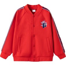PUMA CNY Year Of The Dragon Series Baseball Jacket China Red Teenagers china red, 110