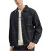 Skechers Sports Denim Jackets Unisex Denim Dark Blue Black/03NC Denim Dark Blue Black/03NC, 2XL