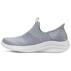 Skechers Ultra Flex 3.0 Breathable Lightweight Low-Top Casual Shoes Women's Light Gray Серый, 38