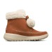 Skechers On The Go Joy Pompom Snow Boots 'Brown White' Women's 36