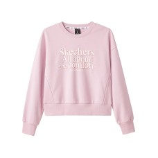 Skechers Sports Life Collection Sweatshirt Women's Taro Pink Taro Pink-04QT, M