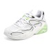 Skechers D'LITES HYPER BURST Chunky Sneakers Women's Low-Top White/Lemon 38