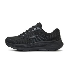 Skechers Cushioning Wear-Resistant Low-Top Running Shoes Women's All Black Черный, 36.5