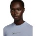 Women's Pro Dri-FIT Short-Sleeve Cropped Training Top Голубой, XS