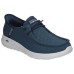 Skechers MEN'S GO WALK Wear-Resistant Low-Top Casual Shoes Men's Blue Синий, 42.5