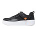 Skechers Wear-Resistant Slip-Resistant Low-Top Kids' Skateboarding Shoes Black Gray Teenagers Black/charcoal gray, 35