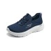 Skechers Cushioning, Slip Resistant, Abrasion Resistant, Moisture Wicking Low Top Casual Shoes Women's Blue navy/lavender, 35