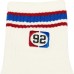 Skechers Hilarious Monster Series Mid Calf Socks Unisex 3 Pack Dark Pink+Ecru+Light Blue 3 Pack (Dark Pink+Ecru+Light Blue), S