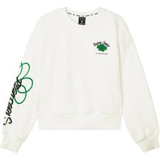Skechers Sports Alliance Series Sweatshirt Women's Marshmallow White Marshmallow White-0074, S