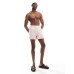 Pull&Bear seersucker stripe swimshort in light pink Розовый, XL