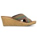 Skechers Cali Beverlee Rubber Sole Odor-Resistant Slide Slippers Women's Coffee Color 36