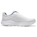 Skechers Go Run Lite Anti Slip Wear Resistant Low Top Running Shoes Men's White Yellow 41