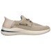 Skechers Hands Free Slip Ins Cushioned Wear Resistant Lightweight Low Top Casual Shoes Men's Taupe Серо-коричневый, 42