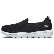 Skechers Go Walk Evolution Ultra Loafers Black/White Women's 35