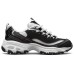 Skechers D'LITES 1.0 Panda Cushioning, Slip Resistant, And Breathable Low Top Chunky Sneakers Women's Black White 35