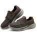 Skechers Anti-Slip And Wear-Resistant Breathable Low-Top Casual Shoes Men's Chocolate Коричневый, 41