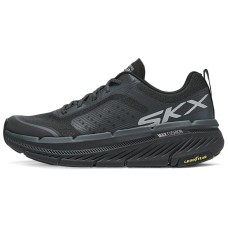 Skechers MEN'S GO Cushioning Wear-Resistant Low-Top Casual Running Shoes Men's Black Черный, 42.5