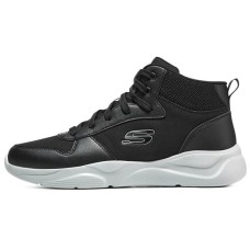 Skechers D'LITES WAVE Libration Cushioning Slip Resistant And Abrasion Resistant Mid Top Casual Shoes Men's Black 43