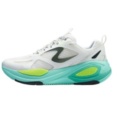 Skechers Cushioned Wear-Resistant Breathable Low-Top Casual Shoes Men's White Green white/light green, 39.5
