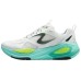 Skechers Cushioned Wear-Resistant Breathable Low-Top Casual Shoes Men's White Green white/light green, 39.5