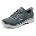 Skechers GO WALK 7 Cushioning, Wear Resistant Low Top Running Shoes Men's Gray Red серый красный, 41.5