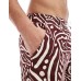 Aray abstract print swim shorts in mauve Розовый, S