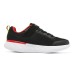 Skechers Go Run 400 V2 Cushioned Slip Resistant Abrasion Resistant Low Top Kids' Running Shoes Black Red Teenagers 28.5