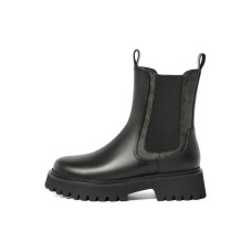 BELLE Short Chelsea Boots 4.5cm Women's Black Black-Unlined, 35
