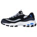Skechers D Lites Low Top Running Shoes Black/Blue Women's 35.5