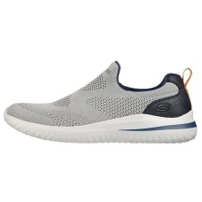 Skechers Delson 3.0 -Fairfield Cushioning Anti-Slip Wear-Resistant Breathability Low-Top Casual Shoes Men's Gray 43