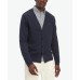Men's Essential Embroidered Logo Cardigan Синий, L