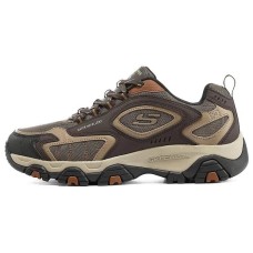Skechers OUTDOOR Cushioning, Waterproof, And Breathable Support Low Top Casual Shoes Men's Chocolate 39.5