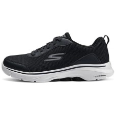 Skechers GO WALK 7 Anti-Slip And Wear-Resistant Breathable Low-Top Casual Running Shoes Men's Black Черный, 41