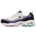 Skechers D'LITES 1.0 Cushioning Anti-Slip Wear-Resistant Breathability Low-Top Casual Shoes Women's White Black Purple 36